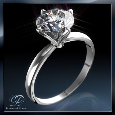 Tulip style solitaire engagement ring settings