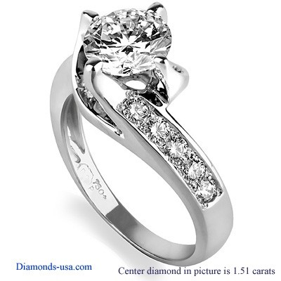 Designers Bridal set 1 carat side diamonds