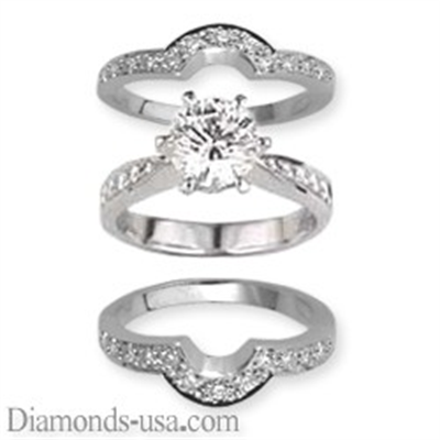 Designers line bridal ring sets