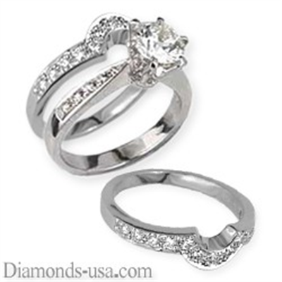 Designers line bridal ring sets