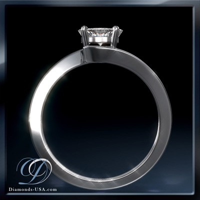 1 carat look embracing engagement ring