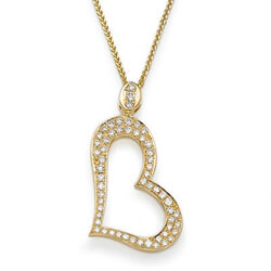 Picture of Designers diamonds heart Pendant