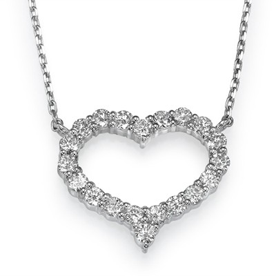 Diamonds Heart necklace