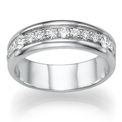 3/4 carat wedding or anniversary eternity ring.5.75 mm 