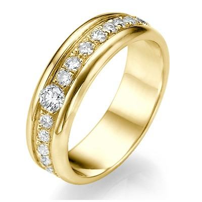 3/4 carat wedding or anniversary eternity ring.5.75 mm 