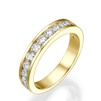 1.12 carats Round diamonds wedding or anniversary ring