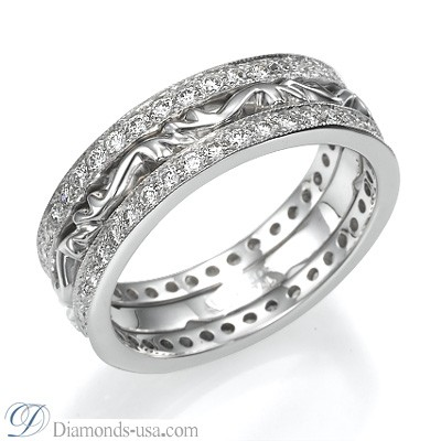 Art Deco wedding or anniversary diamond ring