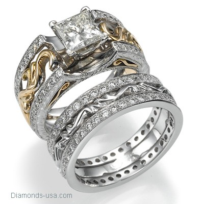 Art Deco wedding or anniversary diamond ring