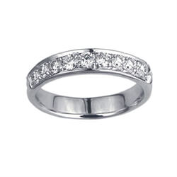 Picture of 0.60 carat 13 diamonds wedding or anniversary ring