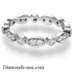 0.50 carats designers wedding or anniversary band