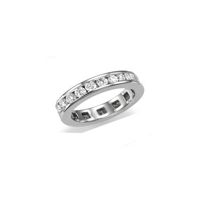 1.25 carats Round diamonds eternity ring