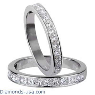 3/4 Carat 3mm Wedding / Anniversary Band