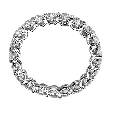 The waves anniversary eternity diamond ring, 0.93c Average G VS1