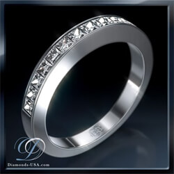 Picture of Wedding or anniversary Princess diamond ring,