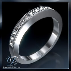 Picture of Princess diamond anniversary band, 1.20 carats