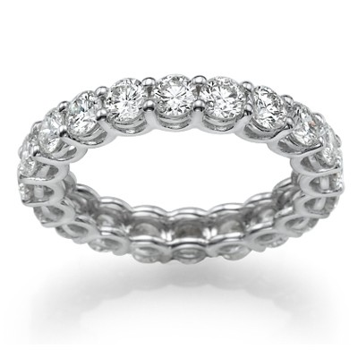 The waves eternity ring 3.05Cts total weight