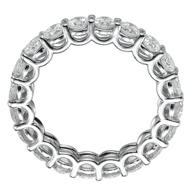 The waves eternity ring 3.05Cts total weight