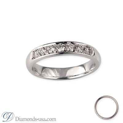 Anillo de boda, diamantes de 0,26 quilates