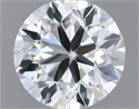 Diamante Natural 0.50 quilates, Redondo , Color I, claridad VVS2 y certificado GIA