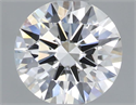 Diamante Natural 0.71 quilates, Redondo , Color H, claridad IF y certificado GIA