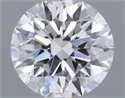 Natural Diamond 0.57 Carats, Round with Excellent Cut, E Color, SI1 Clarity and Certified by GIA