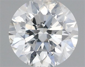 Foto Diamante Natural 0.42 quilates, Redondo , Color H, claridad I1 y certificado GIA de