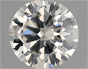 Natural Diamond 0.82 Carats, Round with Excellent Cut, L Color, SI1 Clarity and Certified by IGI