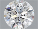 Natural Diamond 0.70 Carats, Round with Very Good Cut, H Color, I1 Clarity and Certified by GIA