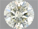 Natural Diamond 1.02 Carats, Round with Excellent Cut, M Color, SI2 Clarity and Certified by IGI