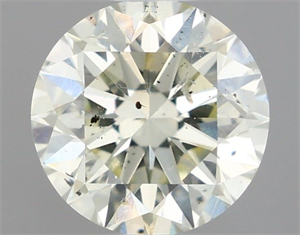 Picture of Natural Diamond 1.02 Carats, Round with Excellent Cut, M Color, SI2 Clarity and Certified by IGI