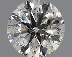Picture of Natural Diamond 0.91 Carats, Round with Very Good Cut, I Color, I1 Clarity and Certified by GIA