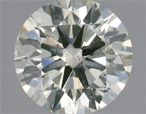 Picture of Natural Diamond 0.90 Carats, Round with Excellent Cut, I Color, SI1 Clarity and Certified by IGI