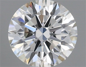 Picture of Natural Diamond 0.55 Carats, Round with Excellent Cut, K Color, VVS1 Clarity and Certified by GIA