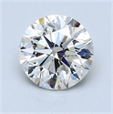 Natural Diamond 1.29 Carats, Oval with  Cut, K Color, SI1 Clarity and Certified by GIA