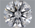 Natural Diamond 0.70 Carats, Round with Excellent Cut, E Color, I1 Clarity and Certified by GIA