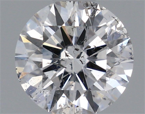 Picture of Natural Diamond 0.70 Carats, Round with Excellent Cut, E Color, I1 Clarity and Certified by GIA