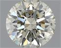 Natural Diamond 1.06 Carats, Round with Excellent Cut, L Color, SI2 Clarity and Certified by IGI