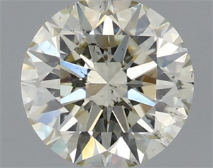 Picture of Natural Diamond 1.06 Carats, Round with Excellent Cut, L Color, SI2 Clarity and Certified by IGI