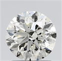 Natural Diamond 1.52 Carats, Round with Very Good Cut, K Color, SI1 Clarity and Certified by GIA