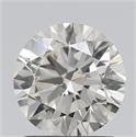 Natural Diamond 1.38 Carats, Round with Excellent Cut, L Color, VVS2 Clarity and Certified by GIA