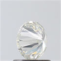 Natural Diamond 0.71 Carats, Round with Very Good Cut, I Color, I1 Clarity and Certified by GIA