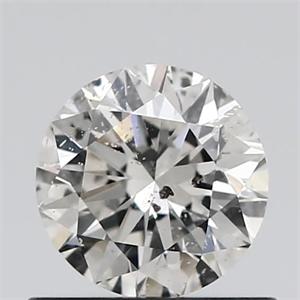 Foto Diamante Natural 0.50 quilates, Redondo , Color I, claridad I1 y certificado GIA de