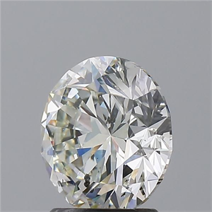 Foto Diamante Natural 2.41 quilates, Redondo , Color K, claridad SI2 y certificado GIA de