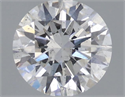 Natural Diamond 0.58 Carats, Round with Excellent Cut, F Color, SI2 Clarity and Certified by GIA