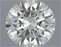 Natural Diamond 0.89 Carats, Round with Excellent Cut, J Color, SI2 Clarity and Certified by IGI
