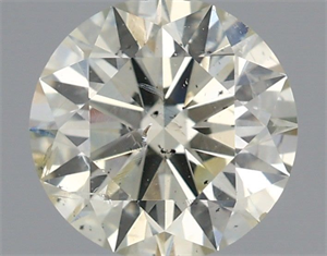 Picture of Natural Diamond 0.90 Carats, Round with Excellent Cut, L Color, SI2 Clarity and Certified by IGI