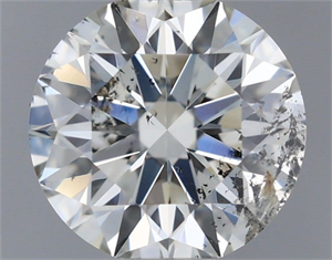 Picture of Natural Diamond 0.71 Carats, Round with Excellent Cut, I Color, I1 Clarity and Certified by IGI