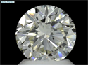 Diamante Natural 1.87 quilates, Redondo , Color K, claridad IF y certificado GIA