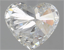 Natural Diamond 3.04 Carats, Heart with  Cut, H Color, SI2 Clarity and Certified by GIA
