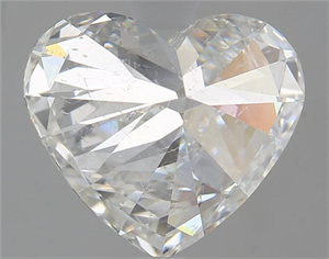 Picture of Natural Diamond 3.04 Carats, Heart with  Cut, H Color, SI2 Clarity and Certified by GIA